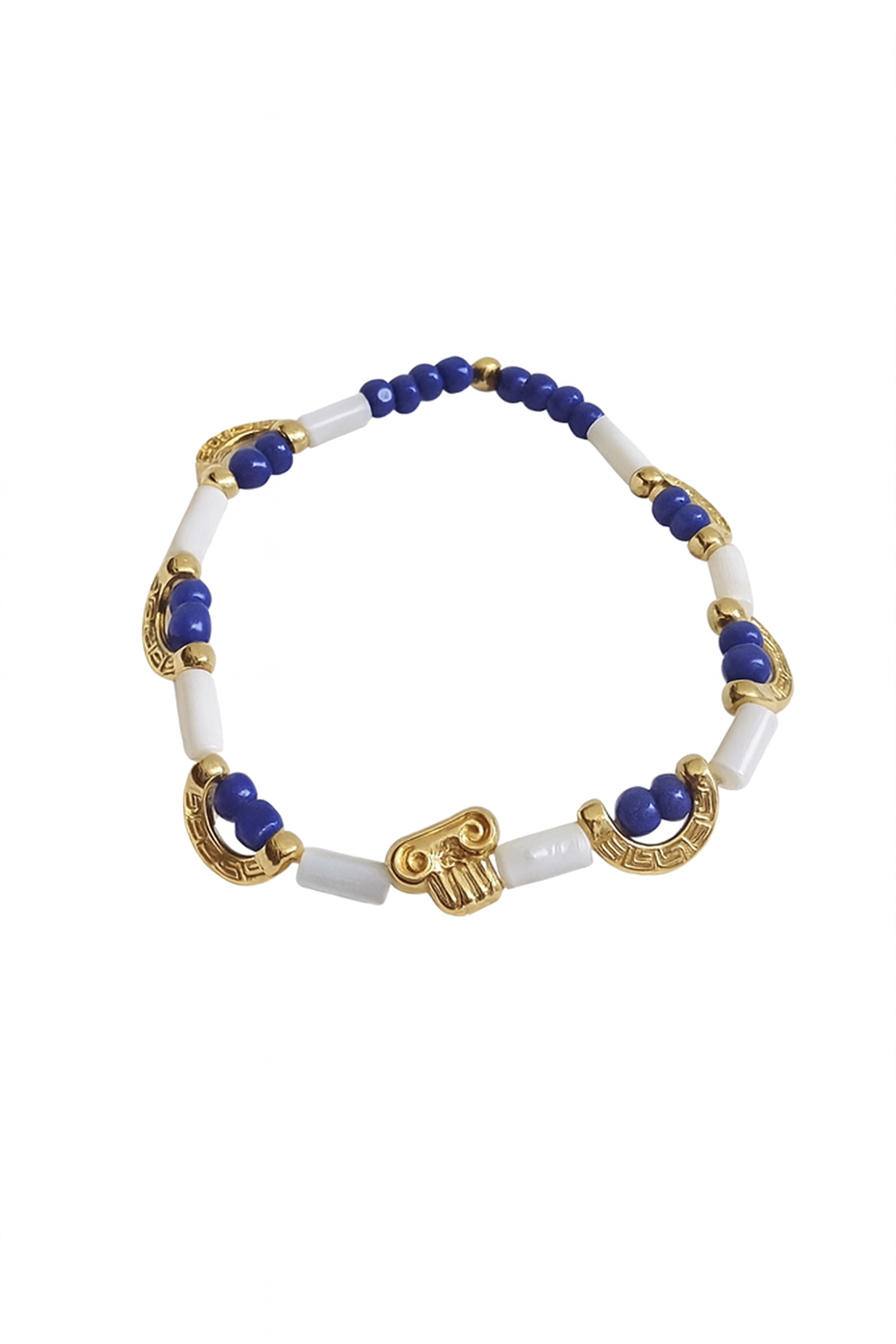 Column set necklace and bracelet