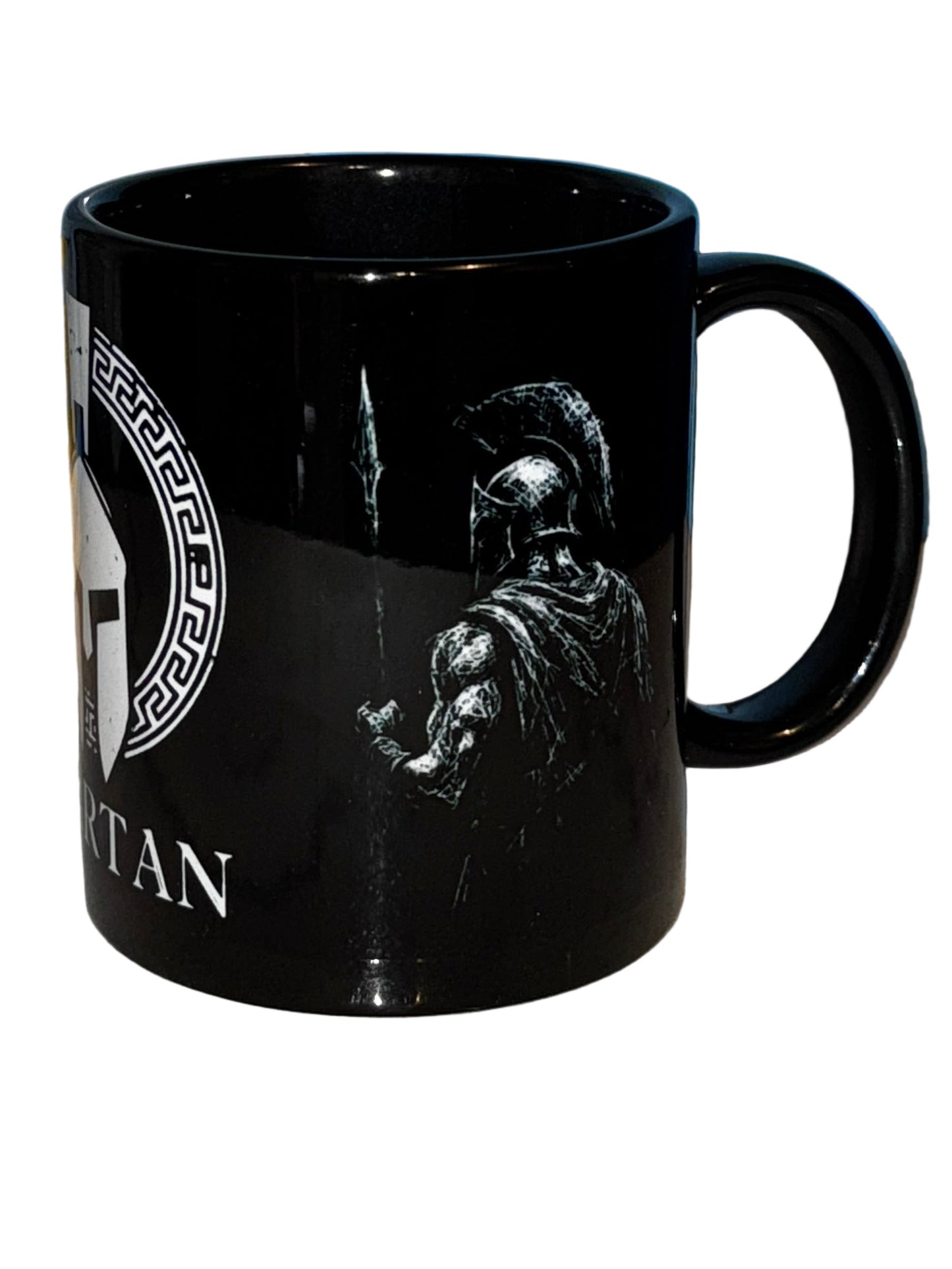 Spartan Greek Key Mug