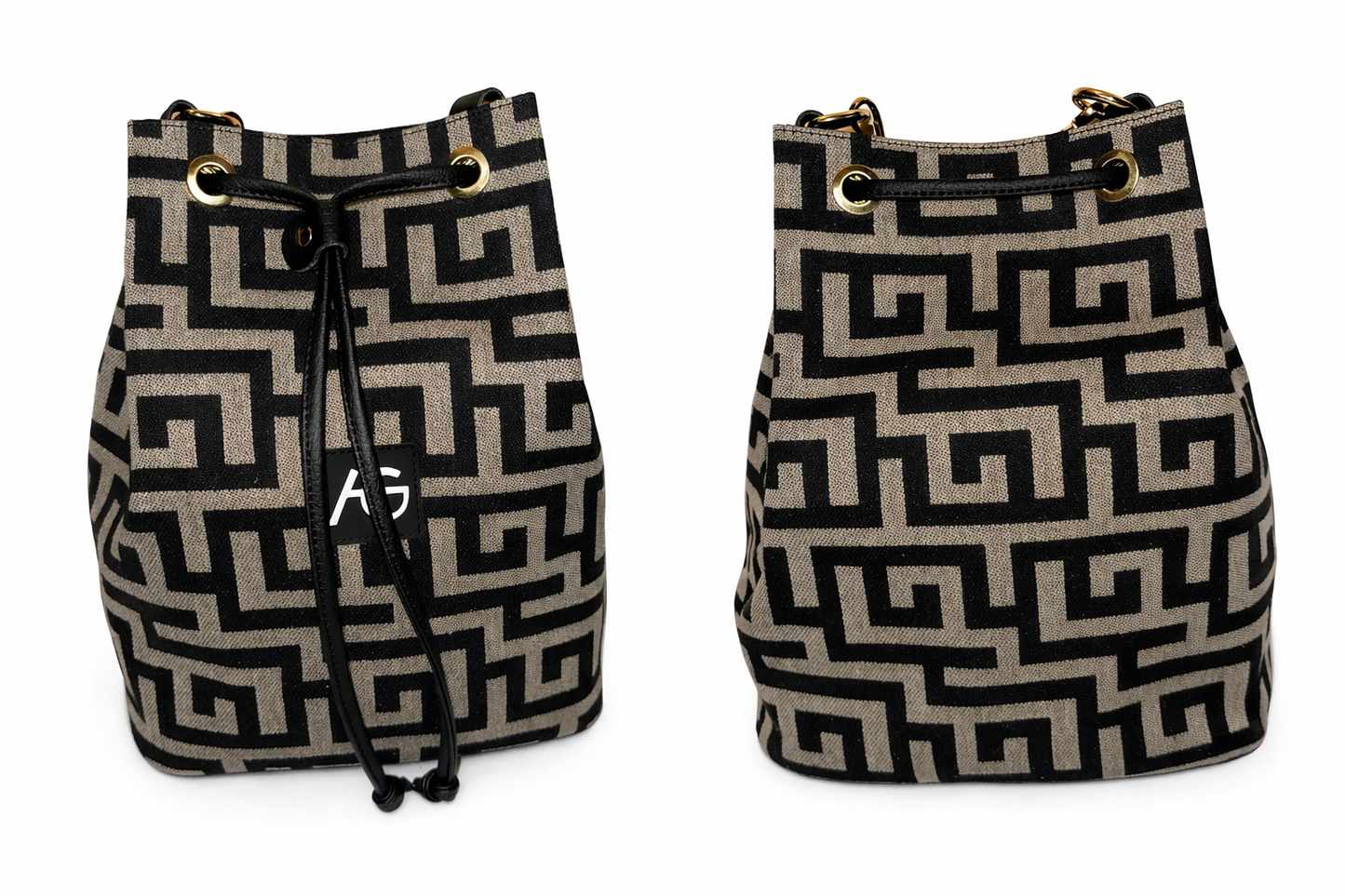 Ari Giorgio Taupe Bucket Bag Greece