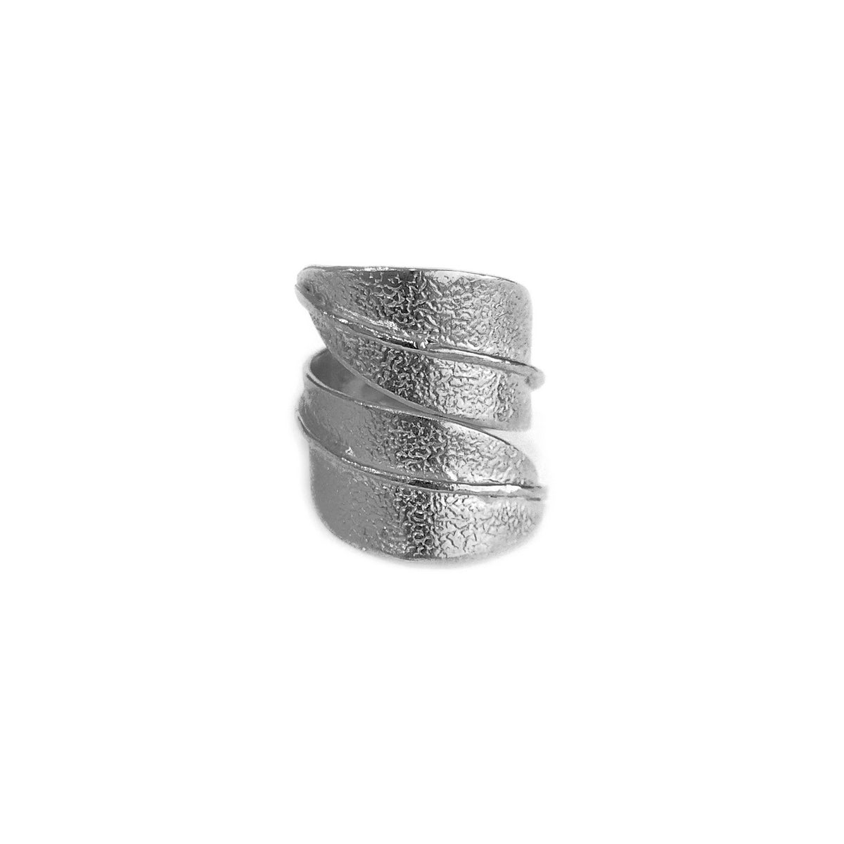 Olive leaf Silver Ring