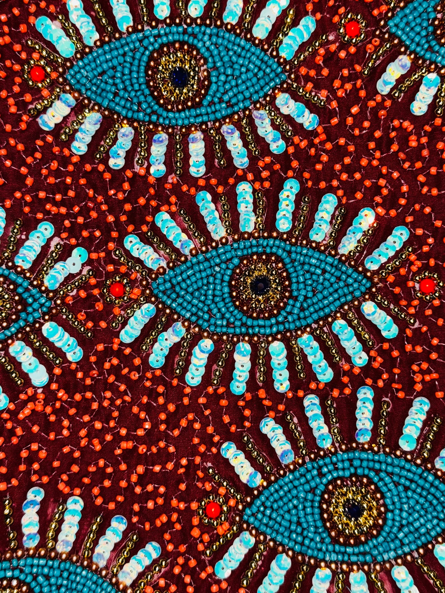 Matia Mou Beaded Clutch