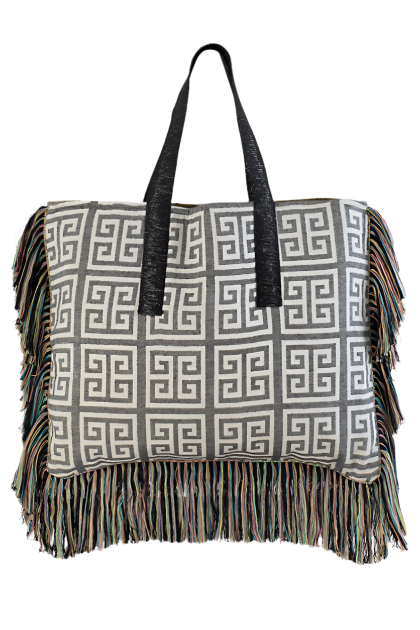 Meandros Fringe Bag Large