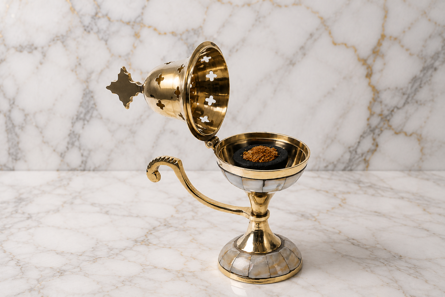 Elysian Brass Incense Burner