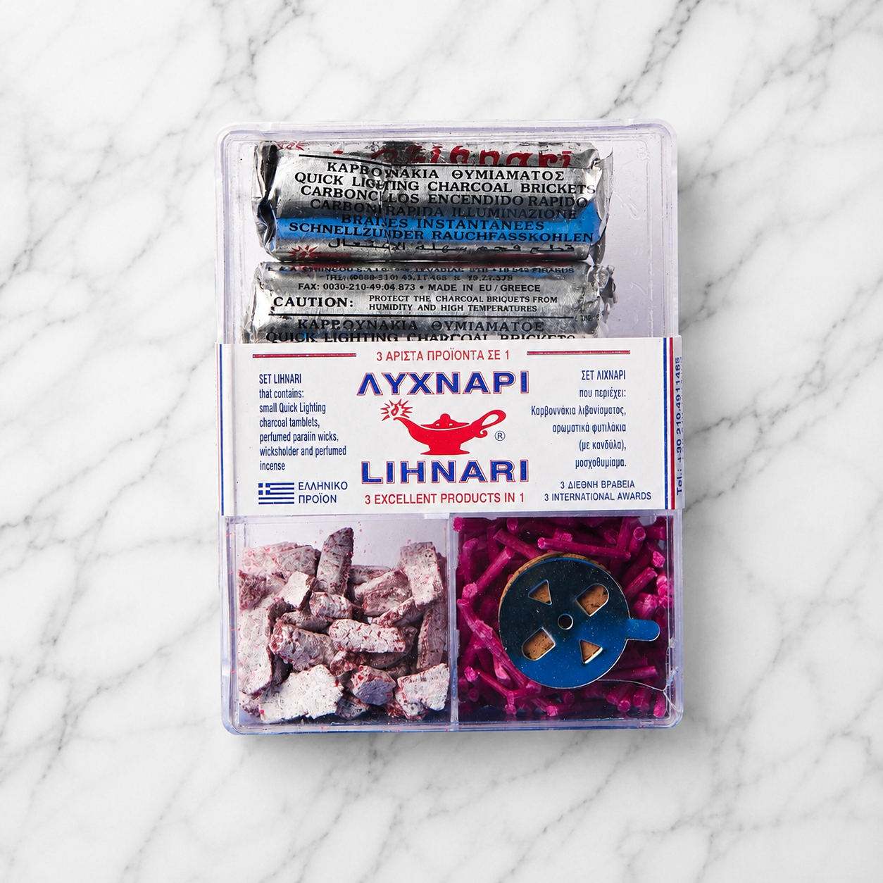LIHNARI Incense and oil burner kit