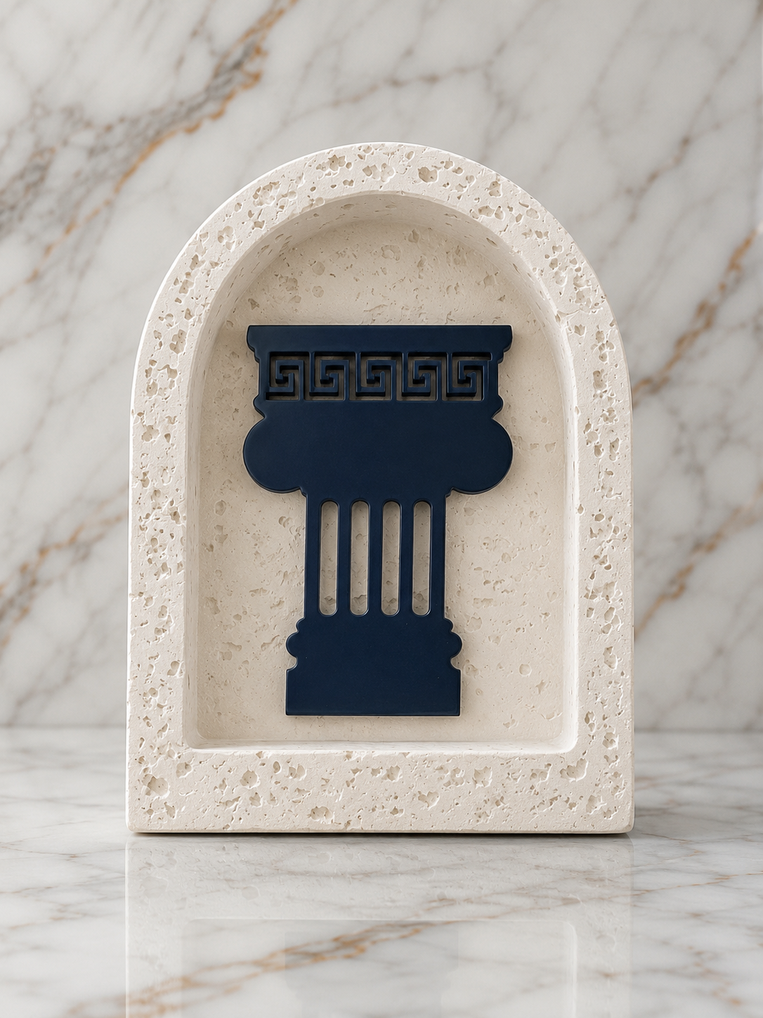 Greek Key Column Stone Dome