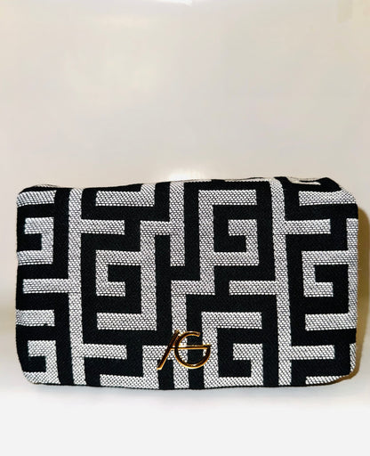Apollo Greek Key Lux Handbag Ari Greece