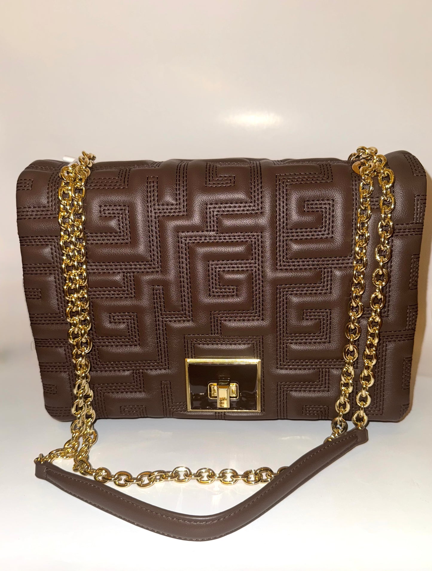 Dalia Greek key Handbag By Ari Giorgio Greece Sokolata Collection
