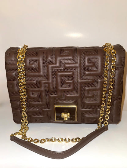 Dalia Greek key Handbag By Ari Giorgio Greece Sokolata Collection