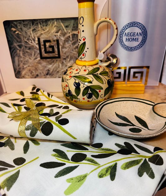 The Home Olive Gift Set box