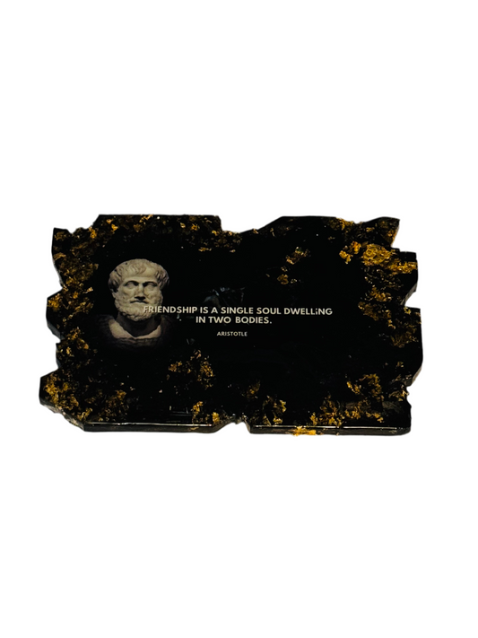 Aristotle Art Plaque