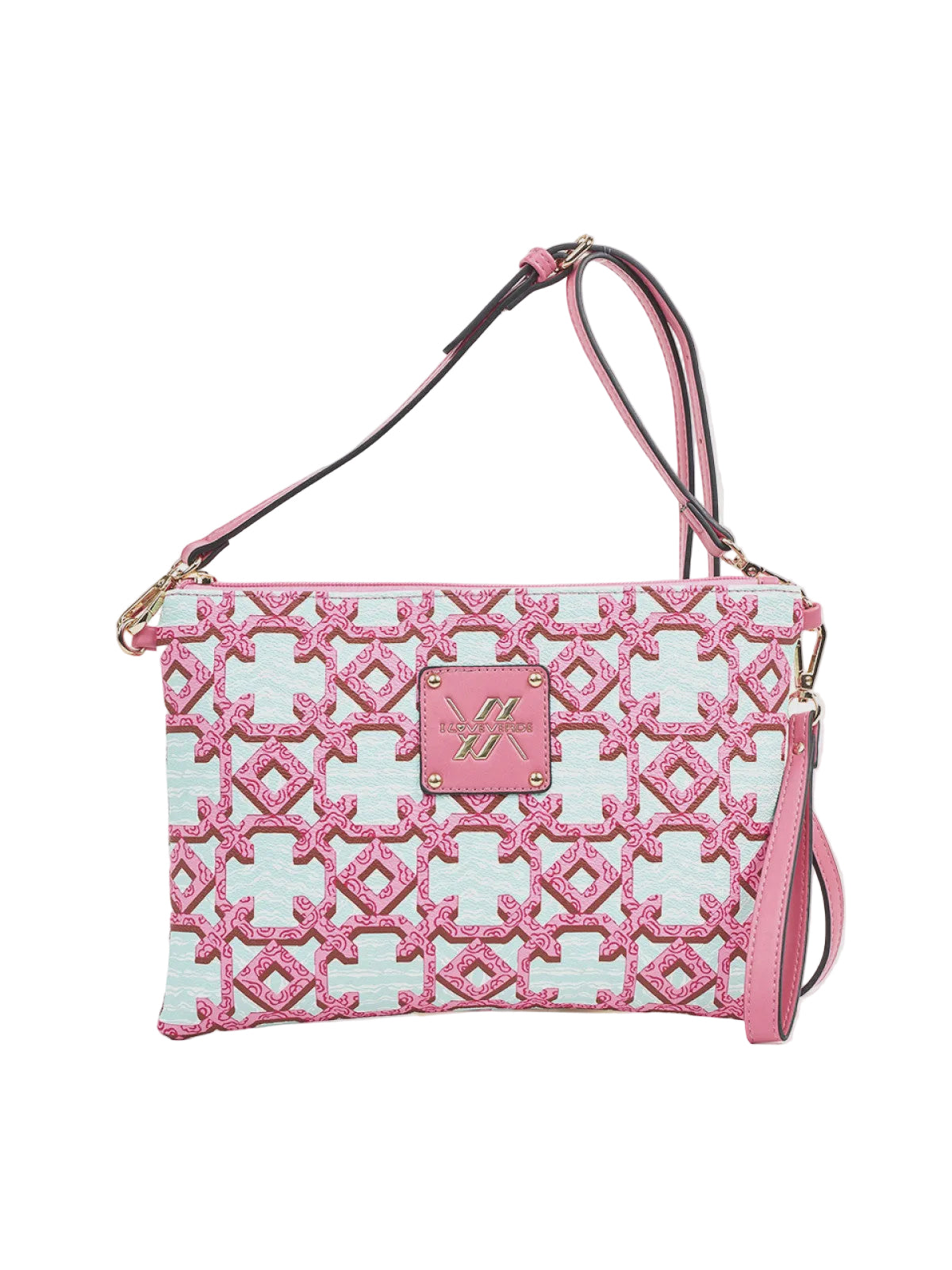Rose CrossBody Bag / Clutch Bag - Greek Designer