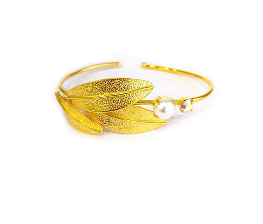 Olive Leaf Bangle