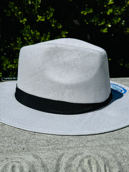 White mati (eye) hat