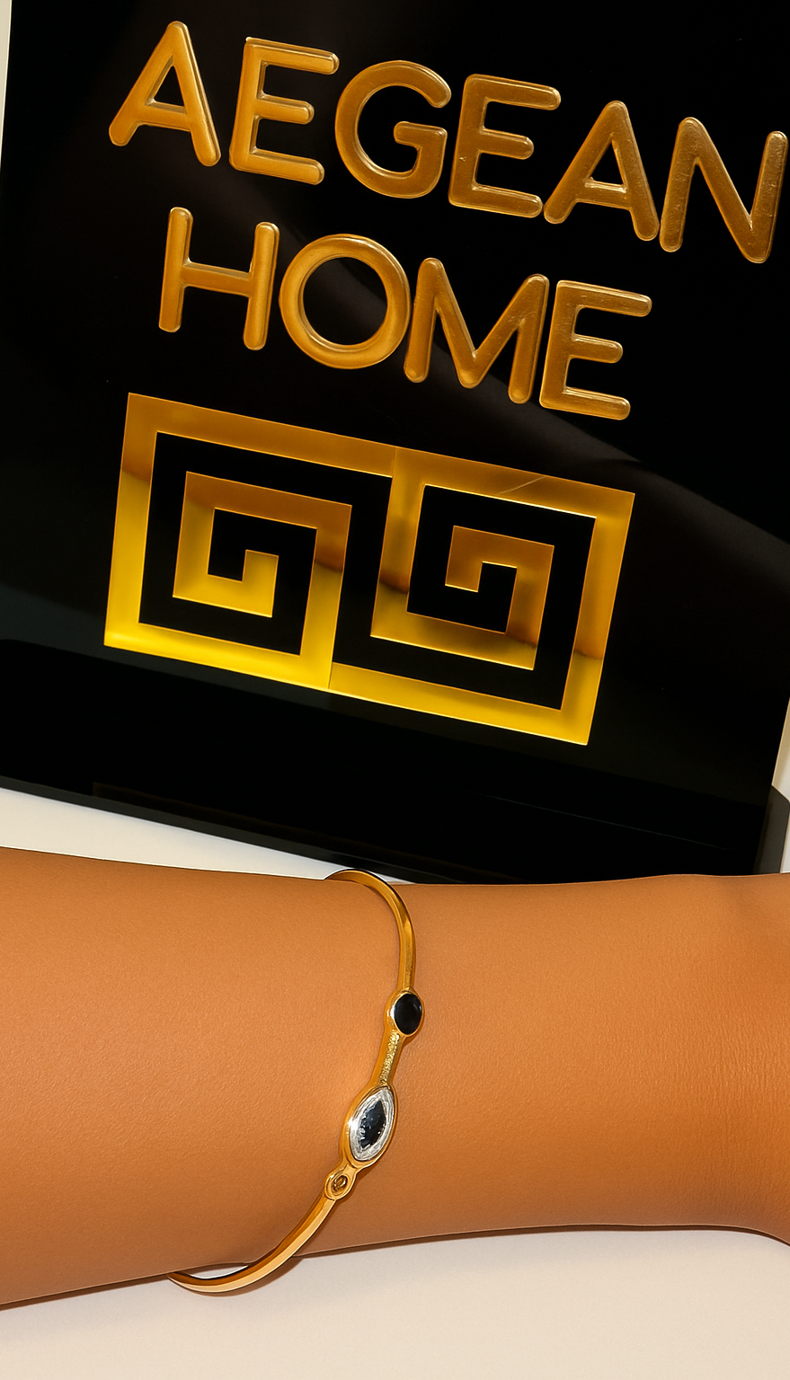 Evil Eye Bangle Gold
