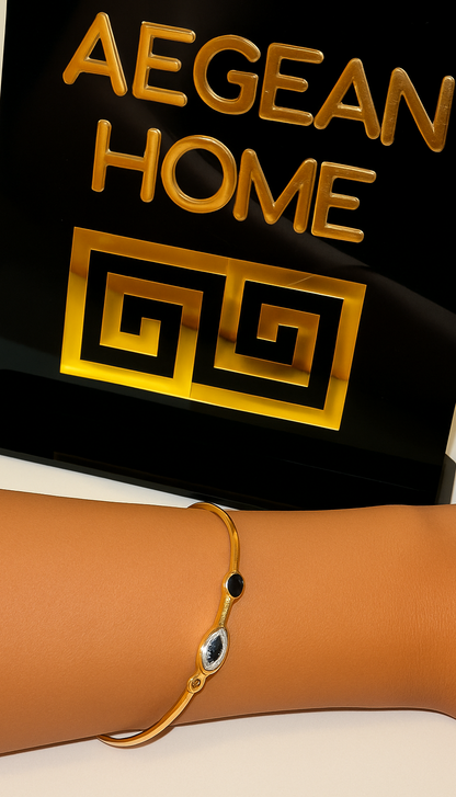 Evil Eye Bangle Gold