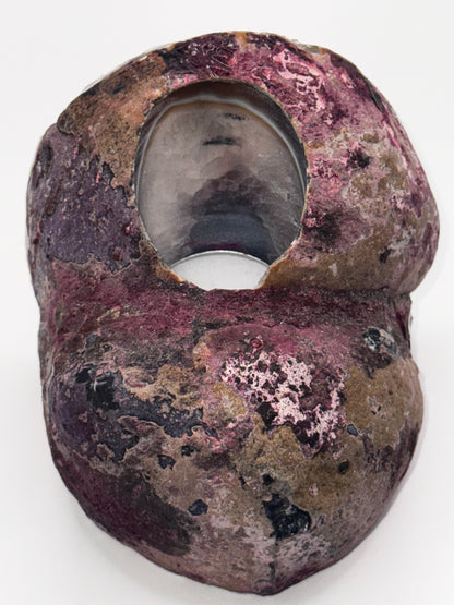 Solid Agate Stone Icon + Candle Holder