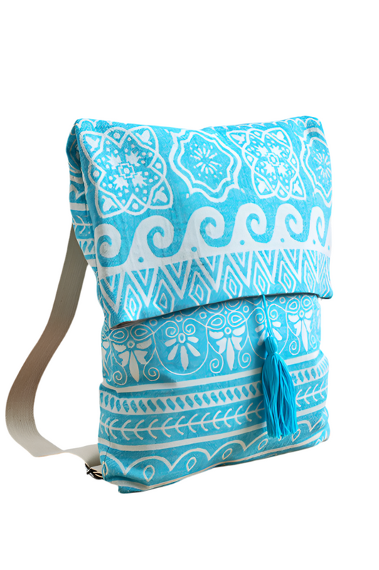 Elliniko Backpack Turquoise Bag