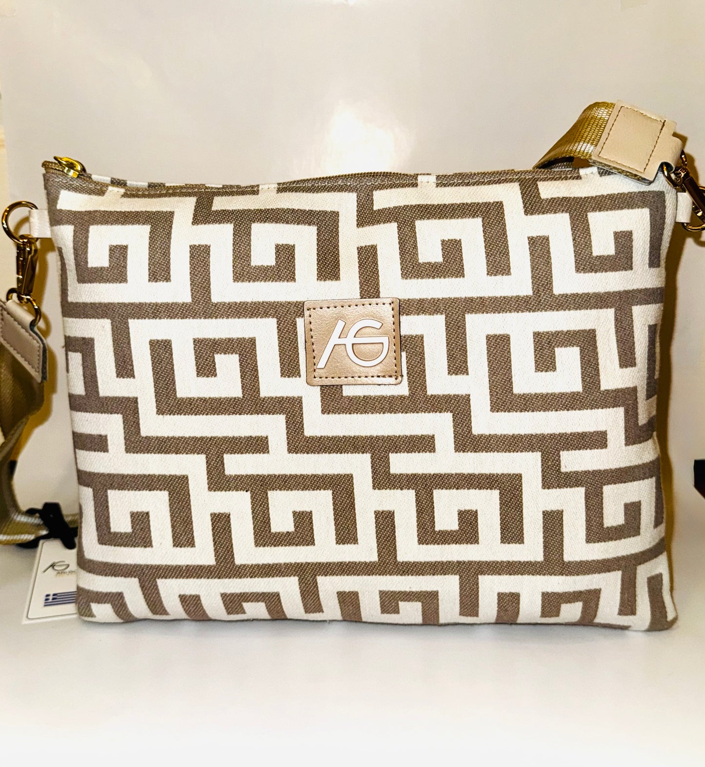 Elara Large Crossbody / Clutch Handbag Ari Giorgio Greece