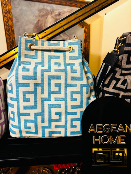 AG BLUE Bucket handbag  Ari Giorgio bags