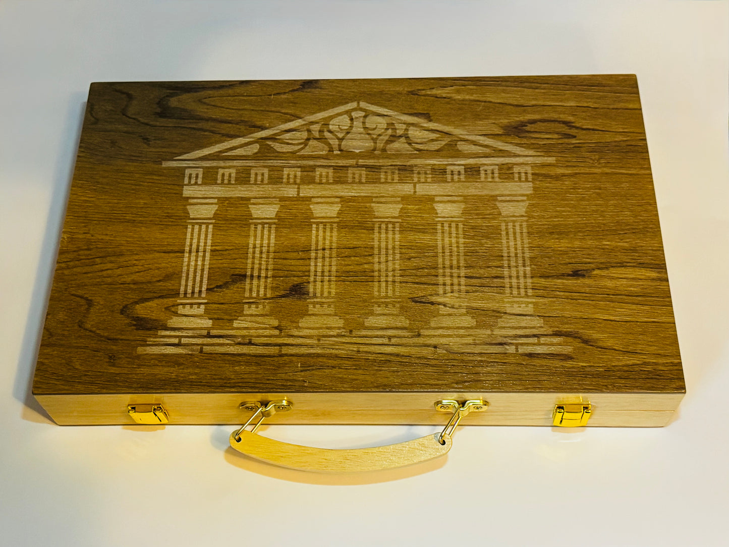 Parthenon Tavli ( backgammon ) Set