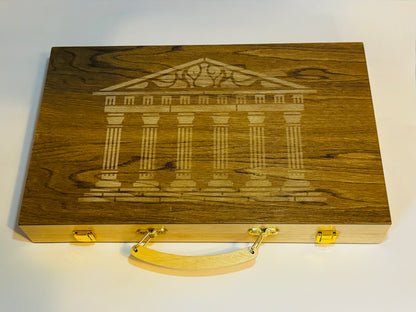 Parthenon Tavli ( backgammon ) Set