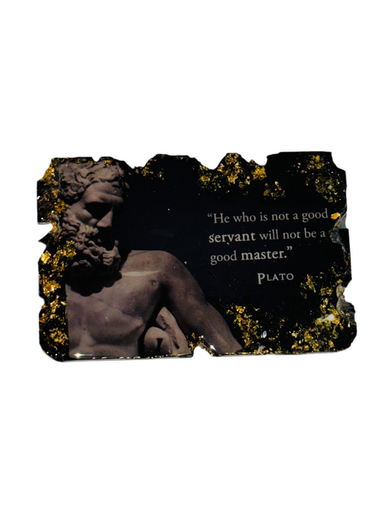 Plato Art Plaque