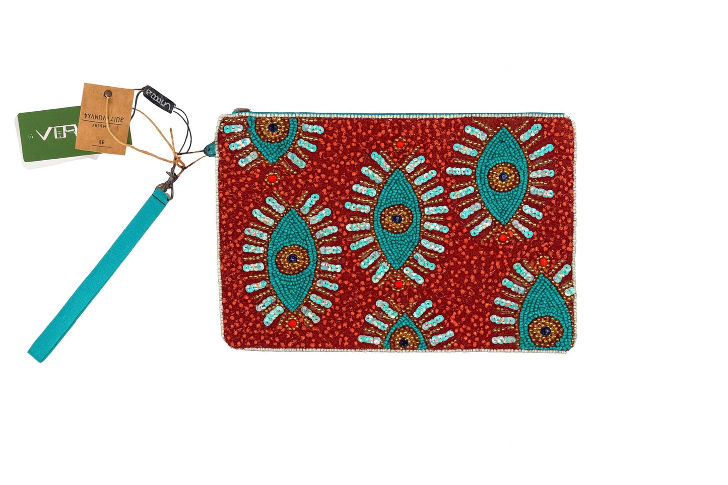Matia Mou Beaded Clutch