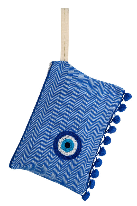 Mati Blue Clutch