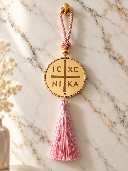 ICXC Hanging Blessing ☦️ Pink
