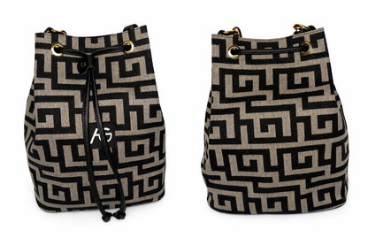 Ari Giorgio Taupe Bucket Bag Greece