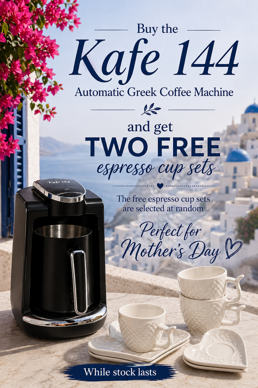 MORE ARRIVING  NEXT FEW DAYS!!  Automatic Greek Coffee Machine