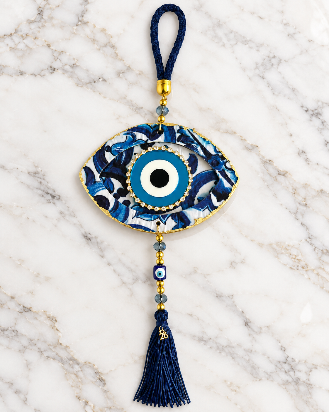 Blue Mati Hanging Charm