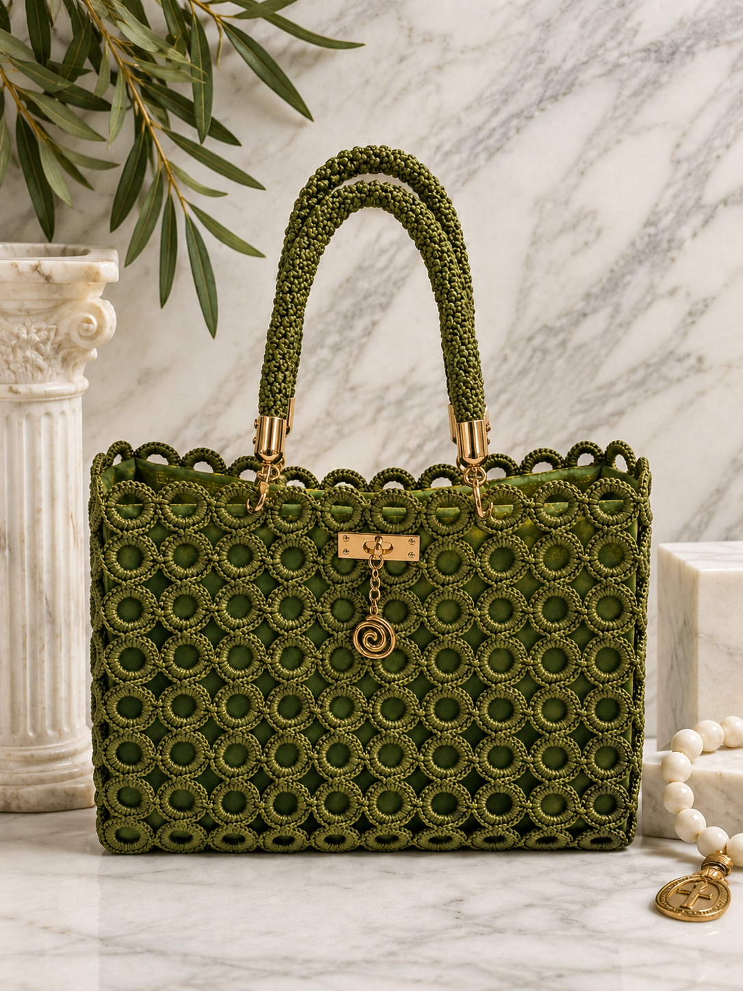 Kyklo Handmade Handbag By The Crochet Atelier Greece