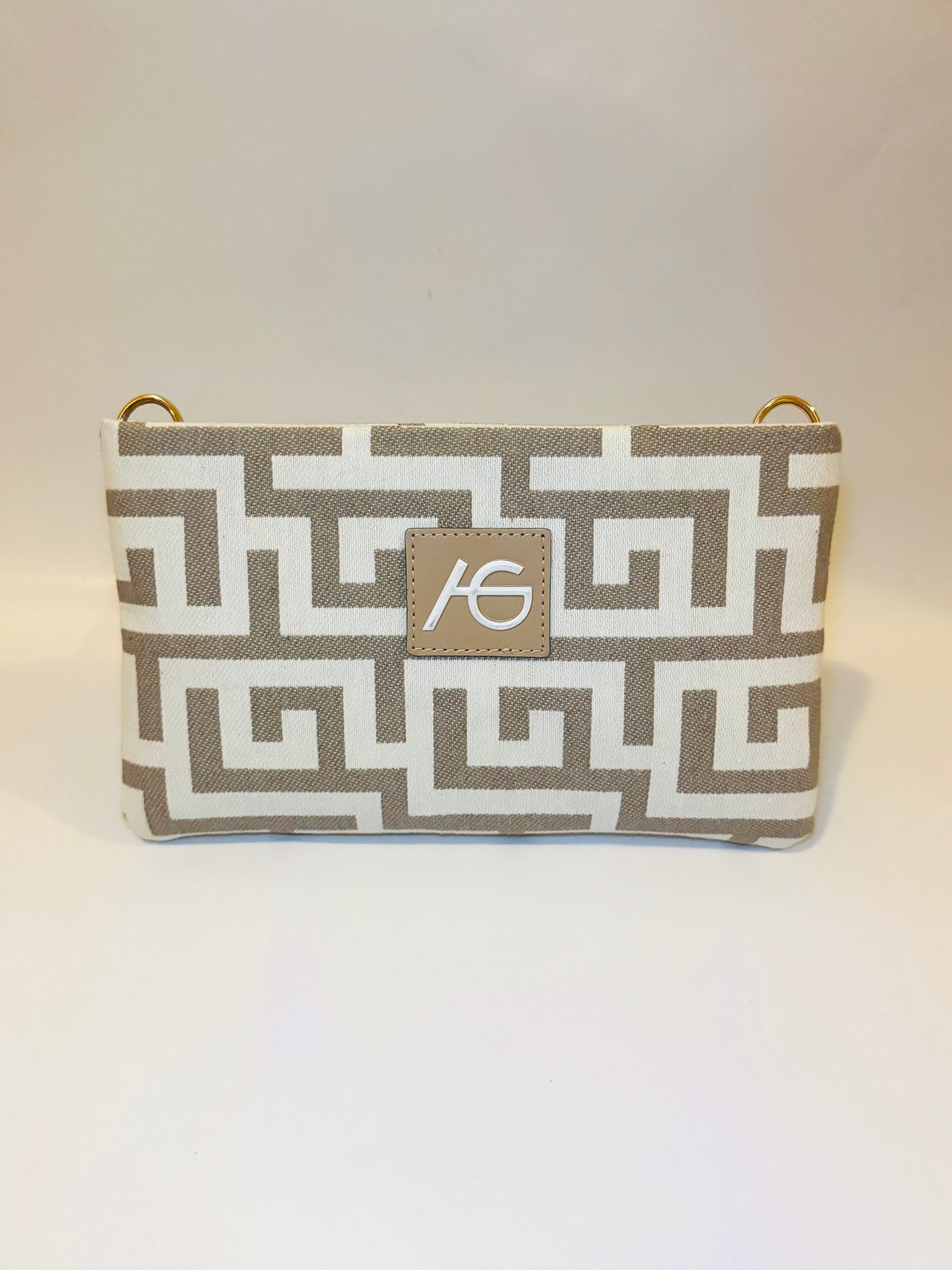 Selene Beige Mini Crossbody Handbag Ari Giorgio