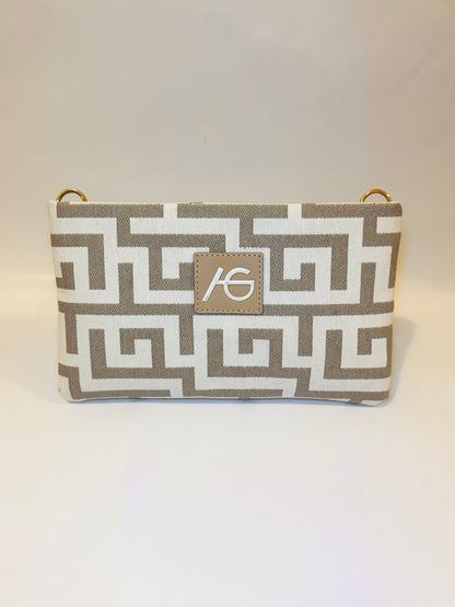 Selene Beige Mini Crossbody Handbag Ari Giorgio