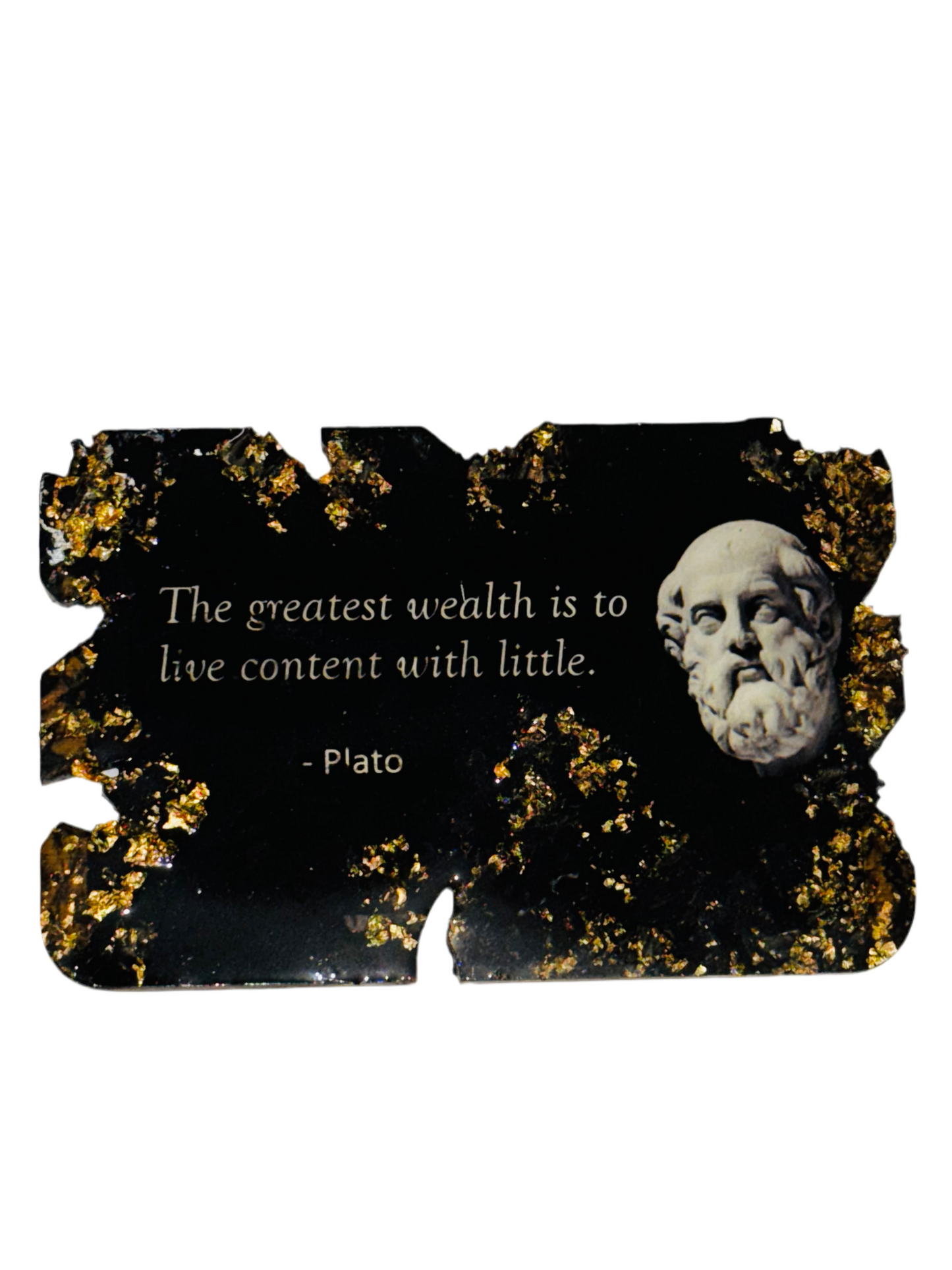 Plato Art Plaque