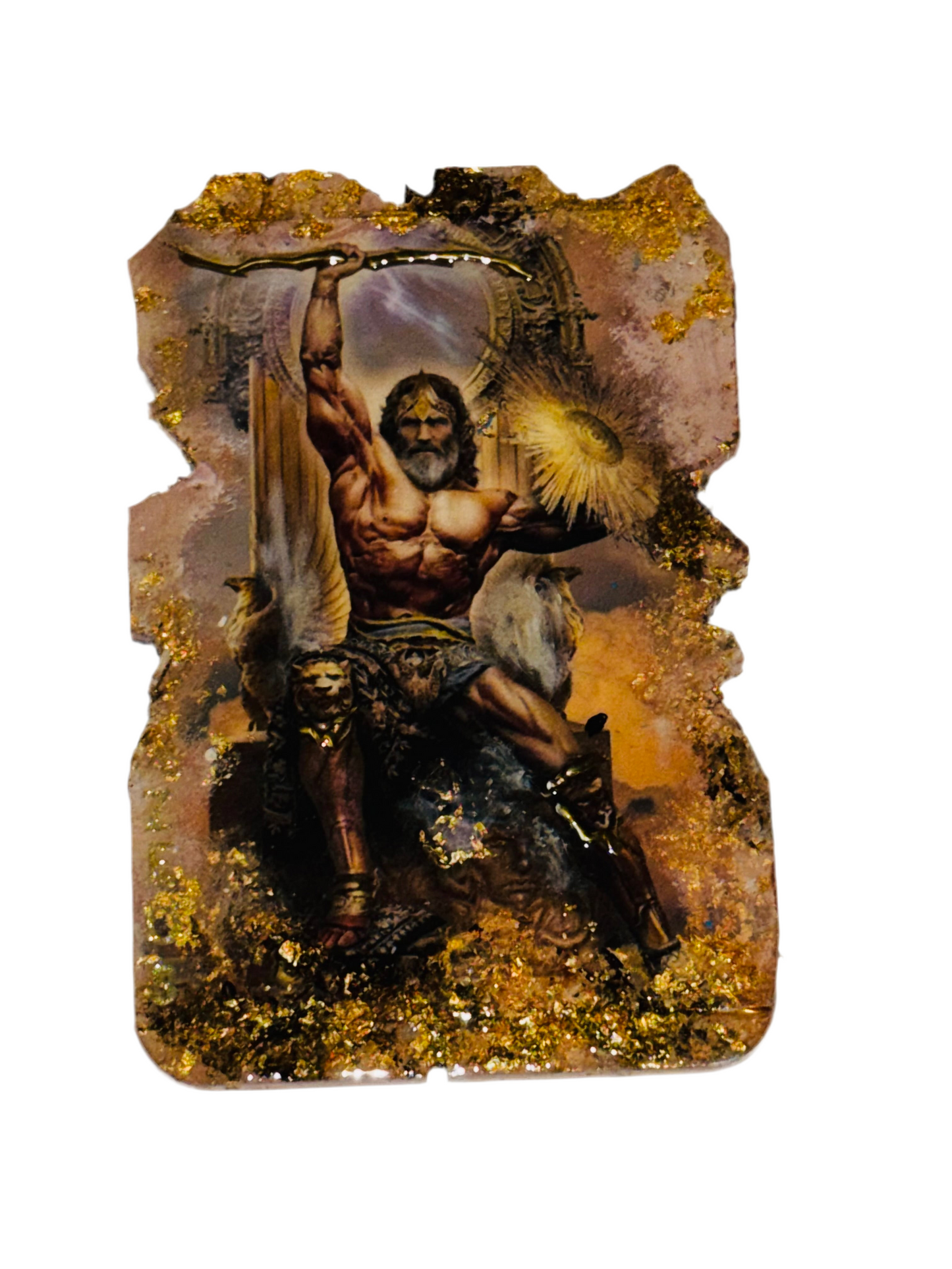 Zeus Art Plaque