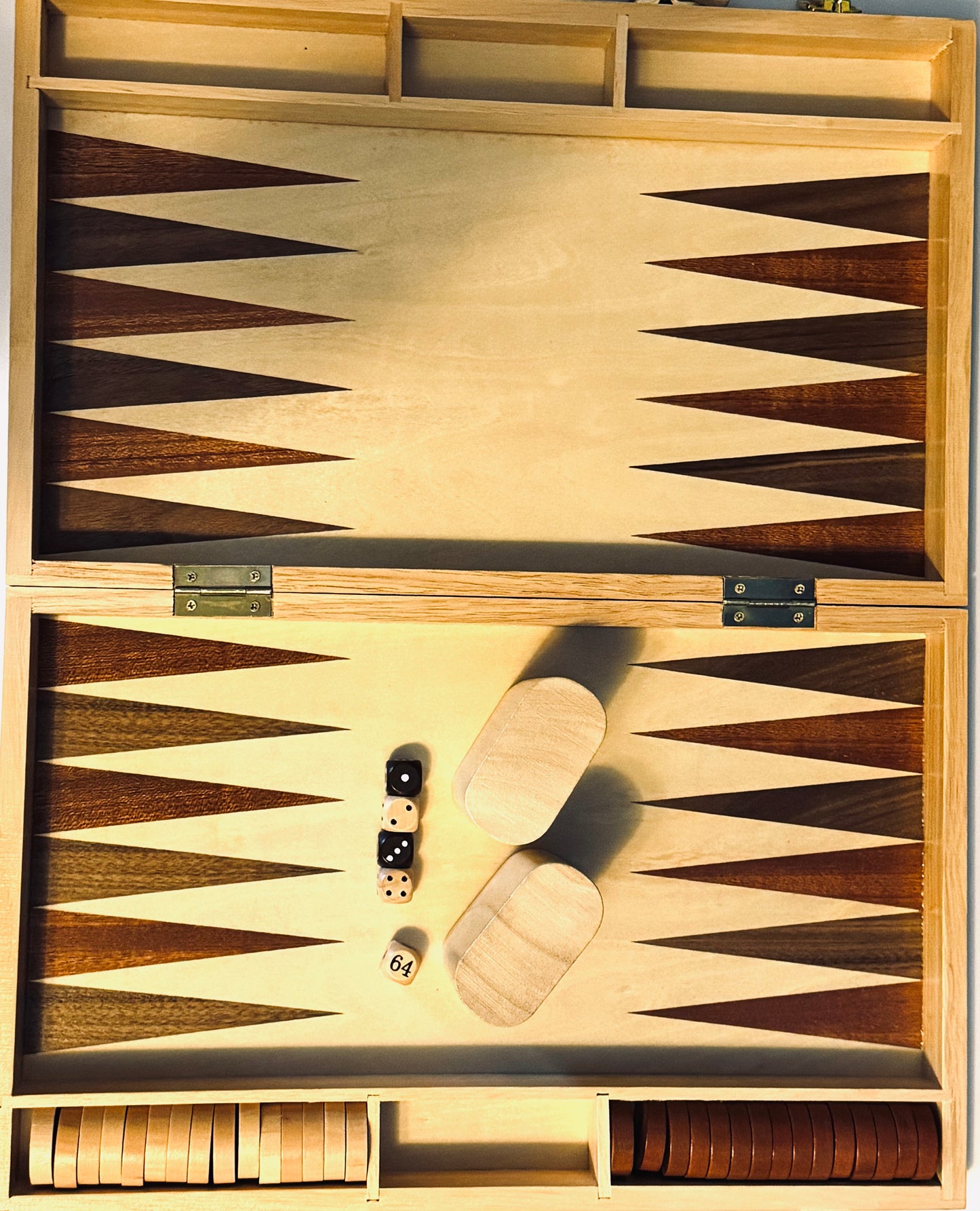 Parthenon Tavli ( backgammon ) Set
