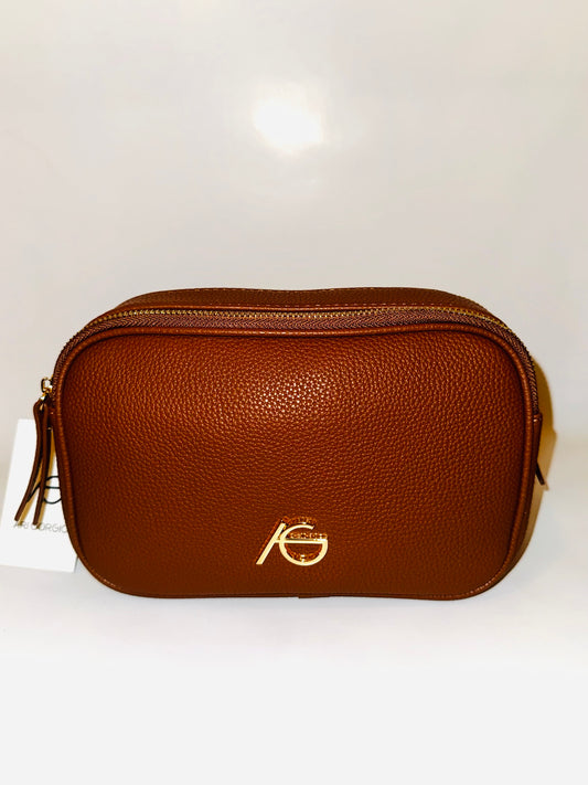Xanthe Brown Handbag Crossbody Ari Giorgio