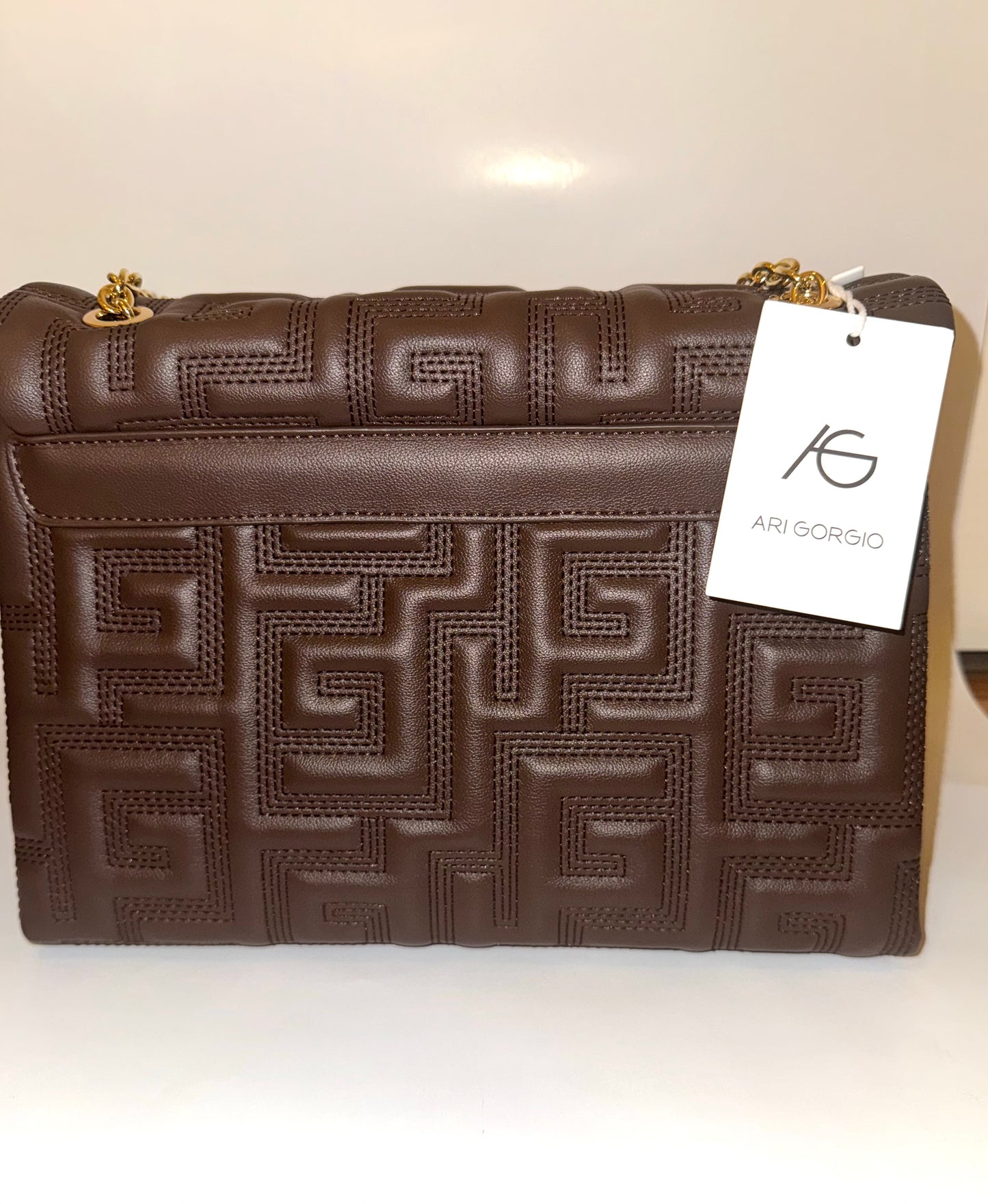 Dalia Greek key Handbag By Ari Giorgio Greece Sokolata Collection