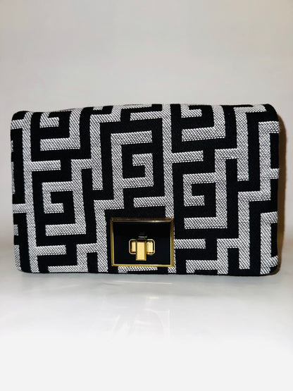Helios Handbag Ari Giorgio Greek Key