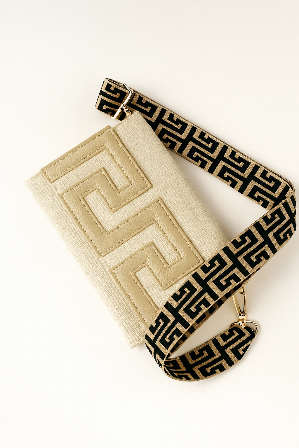 Greek Key Handbag Strap