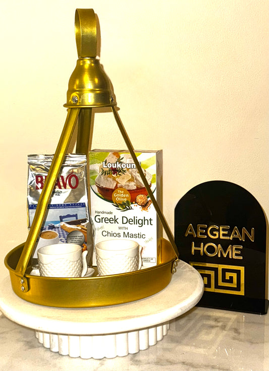 Taverna coffee tray gift set