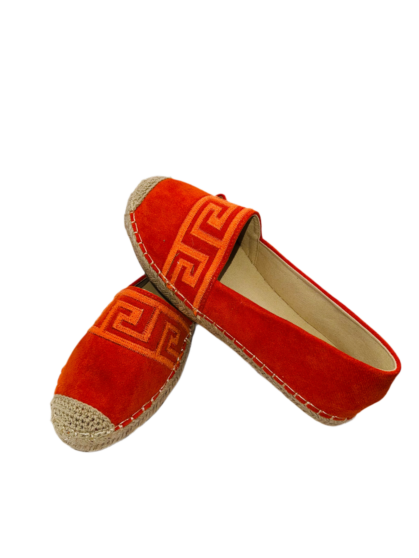 Meander Orange Espadrilles