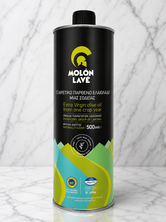 Molon Lave Extra Virgin Olive Oil – Single Harvest (500ml) | Lakonia, Greece