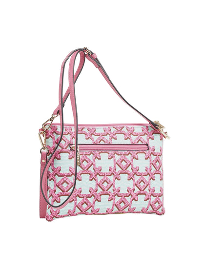 Rose CrossBody Bag / Clutch Bag - Greek Designer