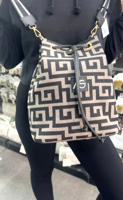Ari Giorgio Taupe Bucket Bag Greece