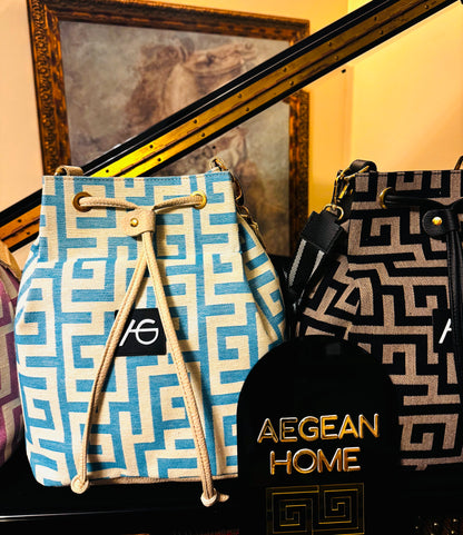 AG BLUE Bucket handbag  Ari Giorgio bags