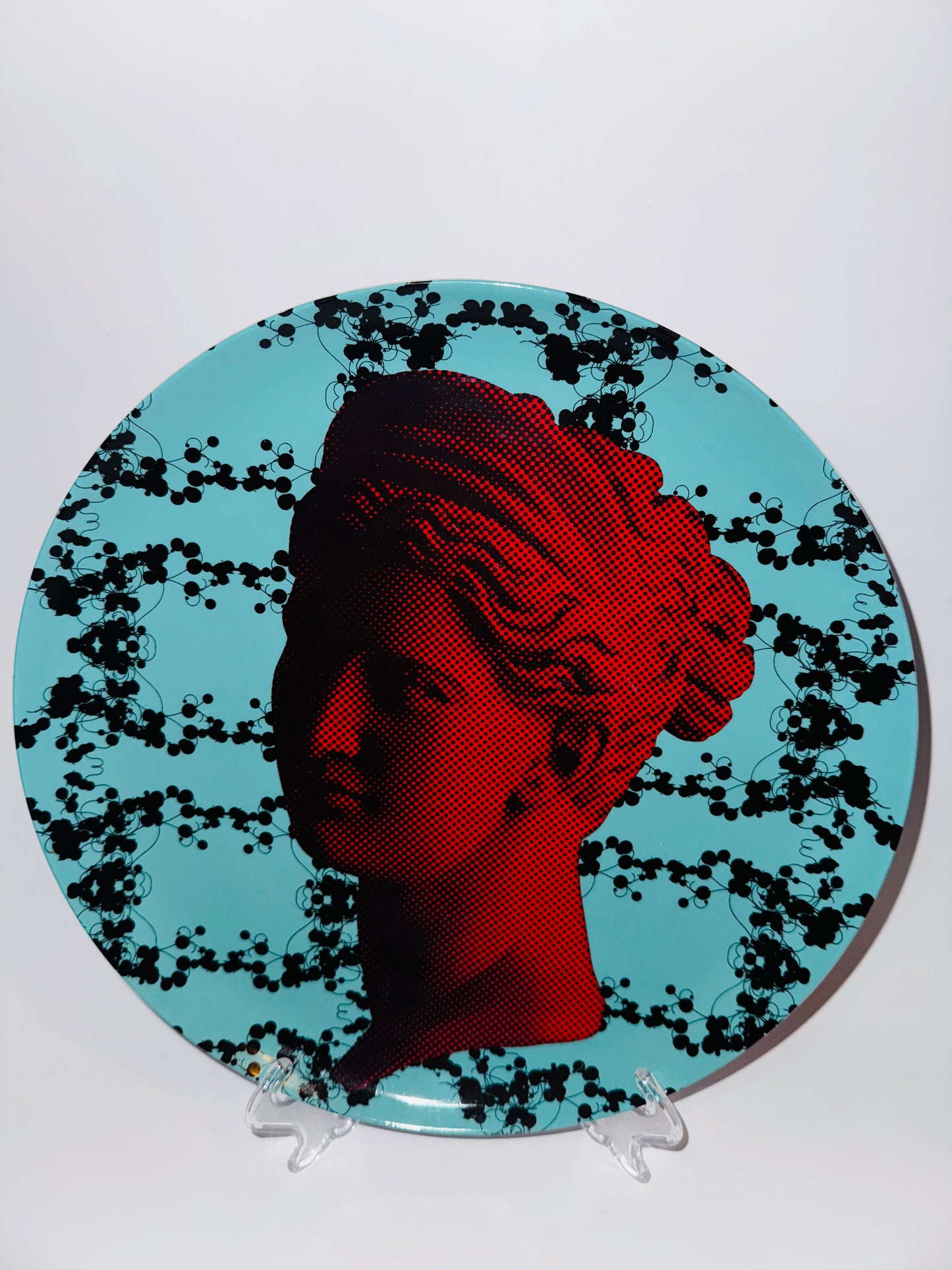 Designer plate plaque