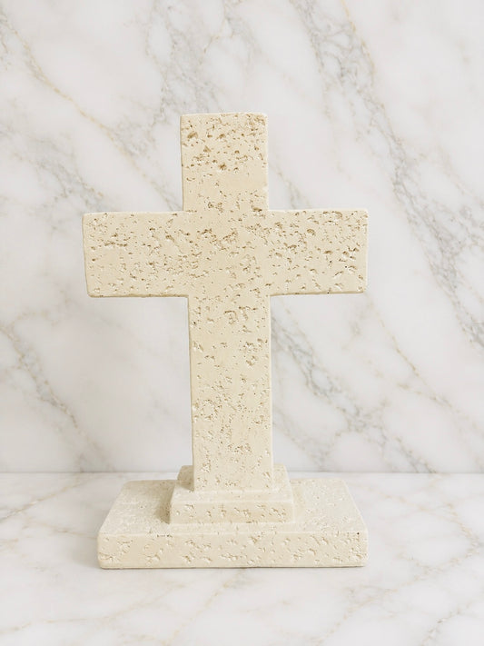 Aegean Cast Stone Cross